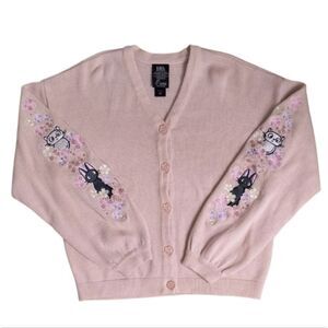 Her Universe Studio Ghibli Kiki's Delivery Service Jiji & Lily Cardigan Size M